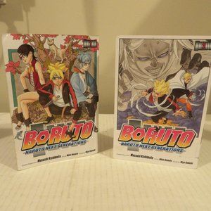 + Boruto: Naruto Next Generations Volumes 1 & 2 Shonen Jump Manga